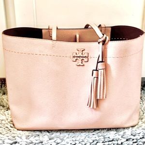 Tory Burch Large McGraw Pink Quartz Tote